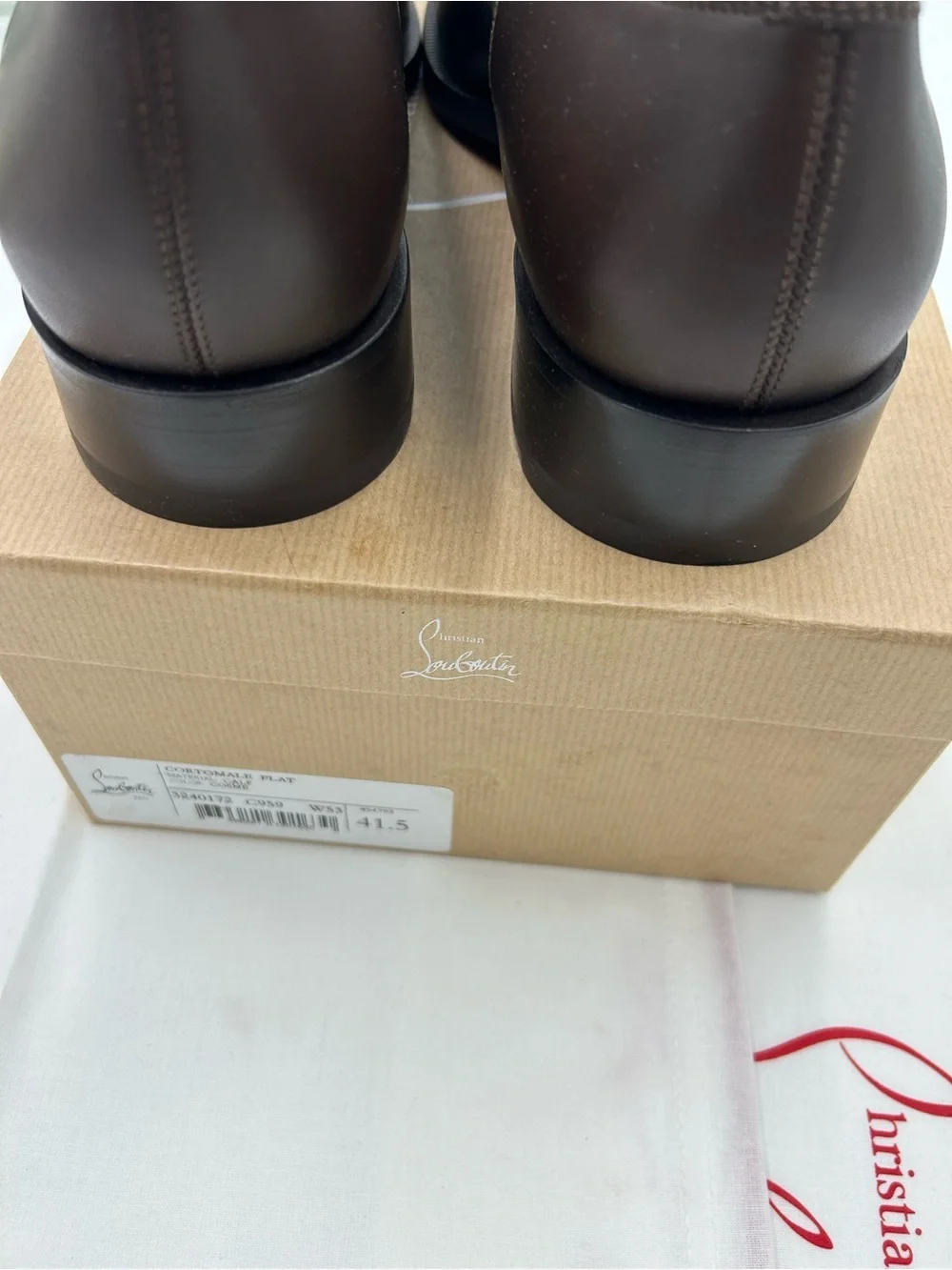 Men's Christian Louboutin CORTOMALE Leather Oxford's size 41.5/8.5 made in Italy
